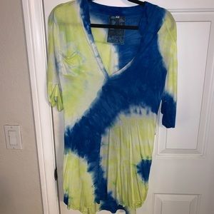 Young Fabulous Broke tie dye tee dress